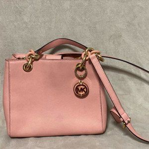 Michael Kors Pink Cynthia Satchel